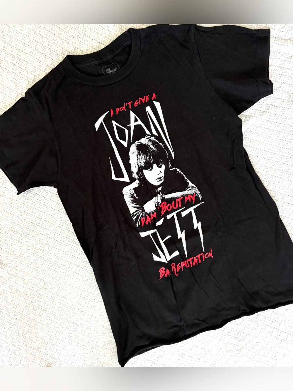 Joan Jett Black Graphic Tee Concert TShirts Music Artists T Shirt Unisex Adult S